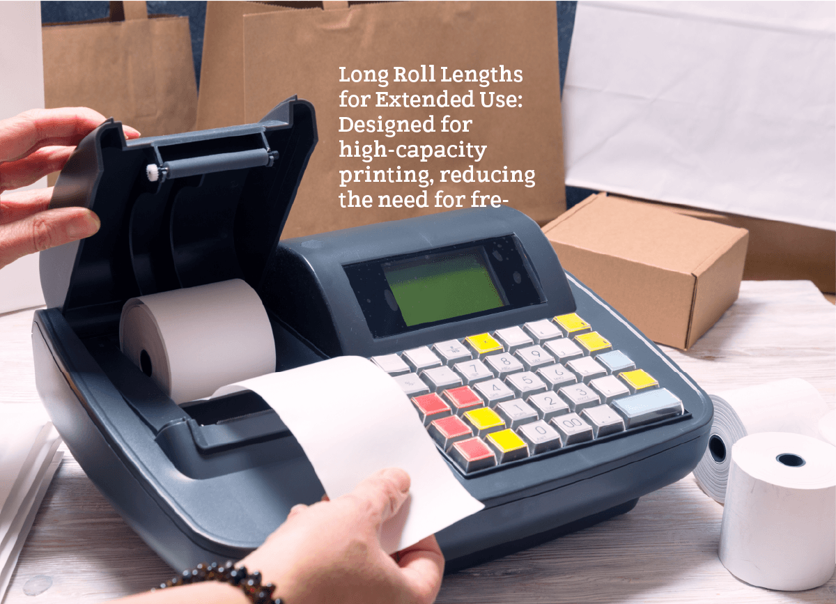 CLENE PACK Thermal Receipt Rolls – 2 1/4” & 3 1/8”, BPA-Free, High-Quality Paper for POS & Cash Registers, Bulk Pack - Image 2