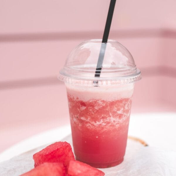 Disposable Clear Plastic Cups with Lids – PET – 1000pcs