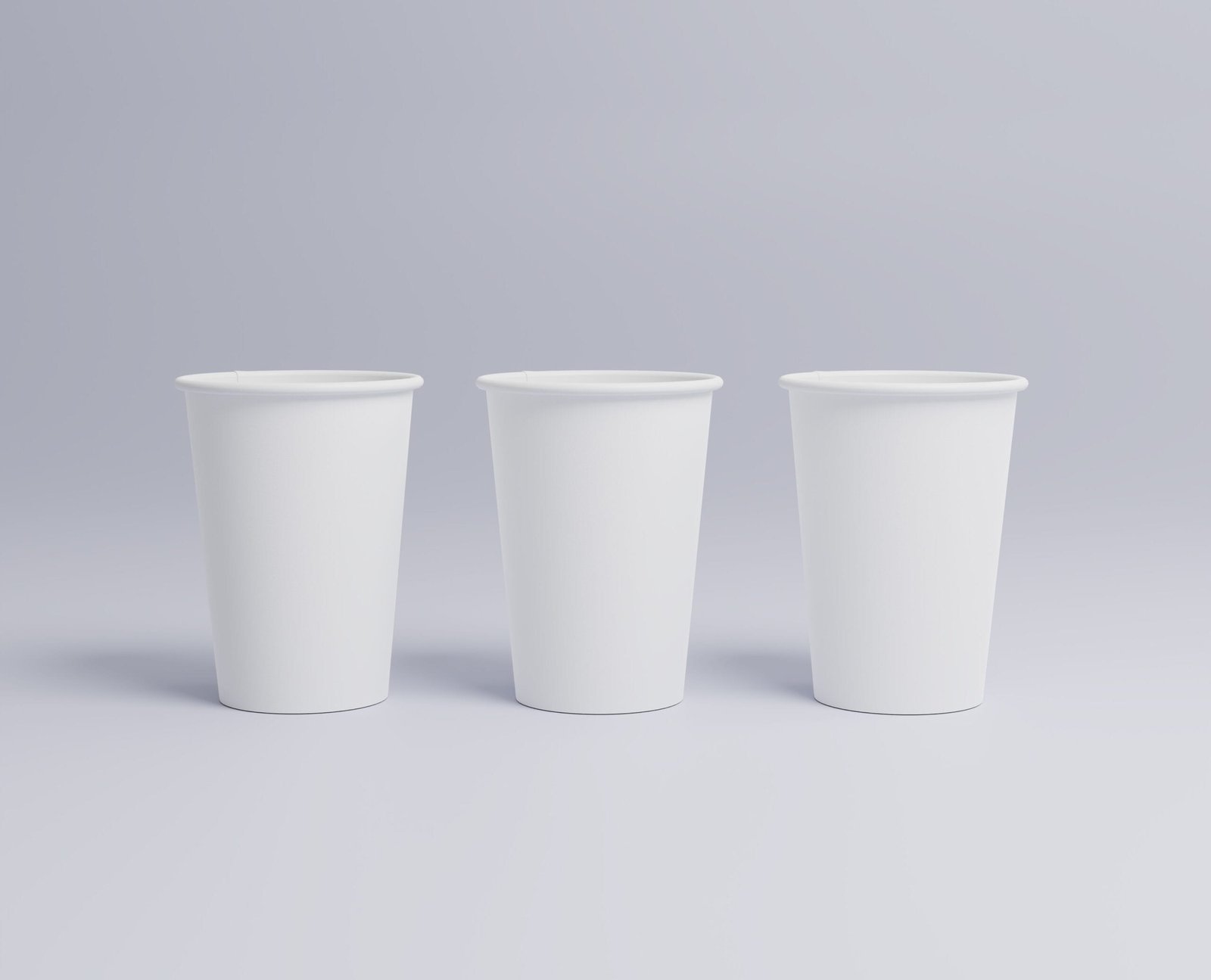 CLENE PACK Paper Coffee Cups – 8oz White, Sturdy, Leak-Resistant Hot Beverage Cups, 1000 Pack - Image 2