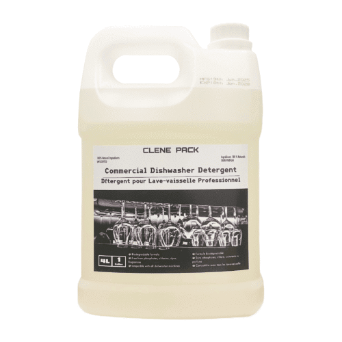 CLENE PACK 100% Natural Commercial Dishwasher Detergent – Synthetic-Free, 3-Ingredient Formula (4×1gallons) (Free Delivery After 45 Day) (Express 7 Days Delivery Available)