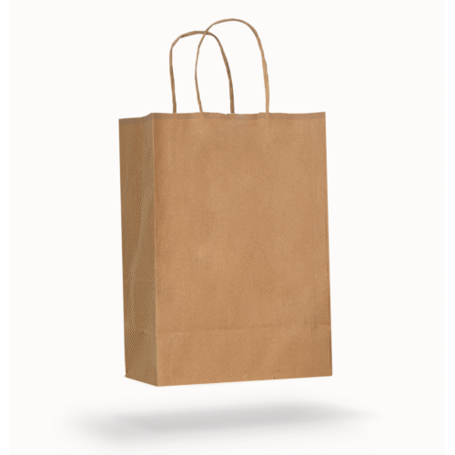 CLENE PACK Paper Bags, Kraft Paper, With Twisted Handles, Wholesale