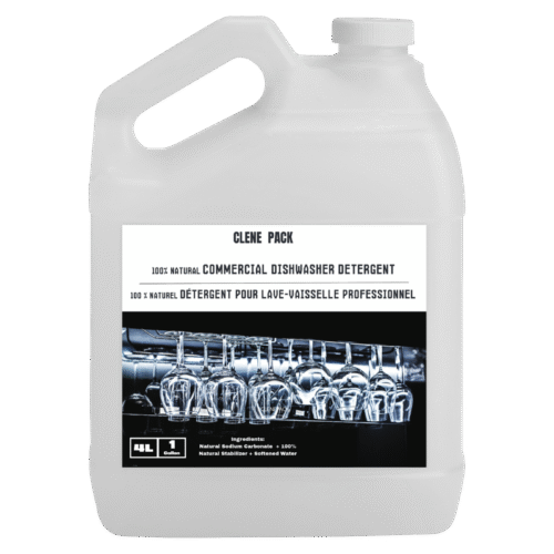 CLENE PACK 100% Natural Commercial Dishwasher Detergent – Synthetic-Free, 3-Ingredient Formula (4×1gallons) (Free Delivery After 45 Day) (Express 7 Days Delivery Available)