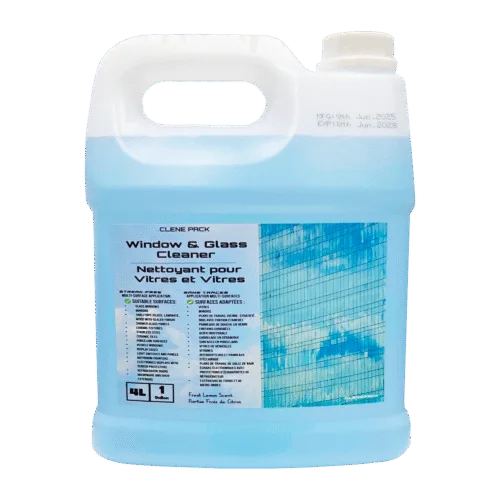 CLENE PACK Glass & Window Cleaner Refill – Ammonia-Free Formula Streak-Free Shine, Fast-Drying