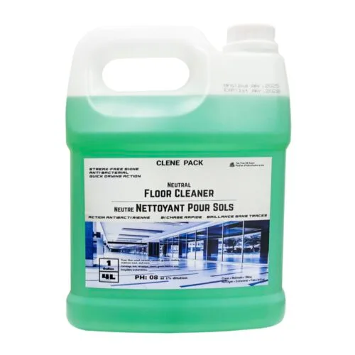 CLENE PACK Neutral Floor Cleaner Refill – Ultra Concentrated, No-Rinse Commercial-Grade, Fresh Scent for All Hard Floors